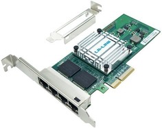 Сетевой адаптер LR-LINK LRES2025PT WX1860 4xRJ45 1000/100Mbps PCIe v2.1 x4