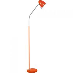 Светильник напольный Camelion KD-309 С11 под лампу накаливания, макс. мощ. 40Вт, ~230В, E27, оранжевый, на подставке