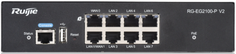 Межсетевой экран RUIJIE NETWORKS RG-EG2100-P v2 All-in-one Smart Access Gateway, 8 GE ports (upto 2 WAN & 7 LAN port) upto 7x POE/POE+ (Lifetime free