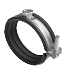 Хомут DKC BHL21112 быстрой фиксации с изоляцией с гайкой М8 для труб d 1 1/2", "B5 Combitech" (уп/15 шт)