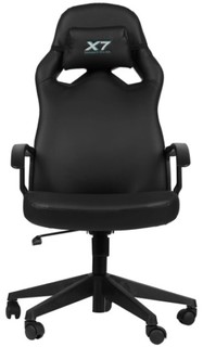 Кресло игровое A4Tech X7 GG-1000B крестовина пластик, искусственная кожа, цвет: черный