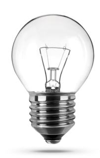 Лампа накаливания Camelion 40/D/CL/E27 Camelion 8974 40Вт, Е27, 220В, 390-395лм, 1000 часов работы, колба типа D45 / сфера, прозрачная (8974)