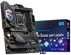 Материнская плата ATX MSI MPG Z690 EDGE WIFI DDR4 (LGA1700, Z690, 4*DDR4(5200MHz), 6*SATA 6G RAID, 4*M.2, 4*PCIE, 7.1CH, 2.5Glan, WiFi, BT, HDMI, DP,
