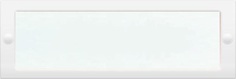 Оповещатель Арсенал Безопасности Молния-12 ОСНОВА плоский(табло) на защелке, с возможностью смены надписи, основа, U-пит.12В, I-потр.20мА