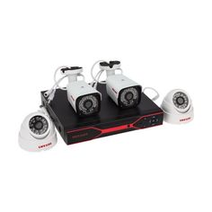 Комплект Rexant 45-0522 видеонаблюдения 2 наружные и 2 внутренние камеры AHD/2.0 Full HD