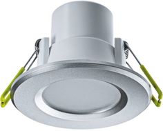 Светильник светодиодный Navigator NDL-P1-5W-830-SL-LED IP44, 5Вт, 176-264В, 3000К, 350лм, 83х58мм, серебро (94821)