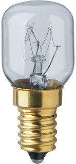 Лампа накаливания Navigator NI-T25-15-230-E14-CL 15Вт, 230В, E14, 25х55мм, колба Т25, -20°С..+300°С (61207)