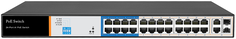 Коммутатор REDLINE RL-SW24P2S2 24 портовый POE