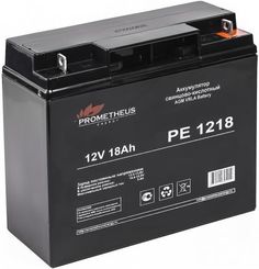 Батарея для ИБП PROMETHEUS ENERGY РЕ1218 PE 1218 12V, 18Ah, болт-гайка 5 мм