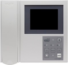 Видеодомофон VIZIT VIZIT-M405 2-х канальный цветной (CVBS, 4"), возможность подключения кнопки "звонок"