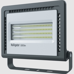 Прожектор светодиодный Navigator NFL-01-100-4K-LED 100Вт, 200–240В, 4000К, 8100лм, 241х220х49мм, черный (14149)