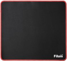 Коврик игровой для мыши Filum FL-MP-M-GAME черный, оверлок, размер “M”- 360*270*3 мм, ткань+резина.