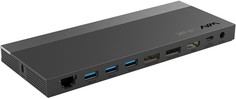 Док-станция WAVLINK WL-UMD01 Pro USB-C GEN2 4K Universal/100W PD Include 20V/6.5A Power Adapter/4*USB3.0/USB C/2*DP 4K 60HZ/HDMI 4K 60HZ/Gigabit LAN/A