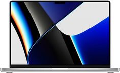 Ноутбук Apple MacBook Pro 16" MK1E3 M1 Pro chip with 10-core CPU and 16-core GPU, 16GB, 512GB SSD, silver, русская клав.(грав.)