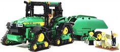 Конструктор Sembo Block Трактор с прицепом 710950 1404 детали