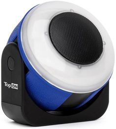 Фонарь аккумуляторный TopOn TOP-MX03BT LED, 300лм, 3.7B, 4.4Ач, 16.2Втч, 4 режима света, Bluetooth колонка, магнитное крепление, карабин