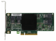 Контроллер Procase C8-104-6 с горячей заменой дисков и кабели, PCIE x8 Switch card (4port) x 1 + Slimline to SFF-8643 cable 60cm x 4pcs