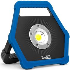 Фонарь аккумуляторный TopOn TOP-MX1MGP LED, 10Вт, 1100лм, 3.7В, 4.4Ач, 16.3Втч, поворотная подставка