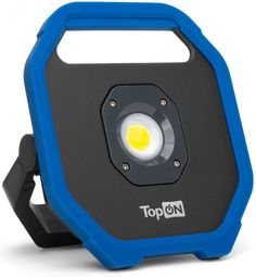Фонарь аккумуляторный TopOn TOP-MX1MGВ LED, 10Вт, 1100лм, 3.7В, 4.4Ач, 16.3Втч, магнитное крепление, синий