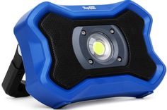 Фонарь аккумуляторный TopOn TOP-MX2BTB LED, 20Вт, 2000лм, 7.4В, 4.0Ач, 29.6Втч, Bluetooth колонка, синий