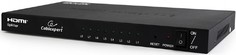 Разветвитель HDMI Cablexpert DSP-8PH4-03 HD19F/8x19F, 1 компьютер => 8 мониторов, Full-HD, 3D, 1.4v, каскадируемый