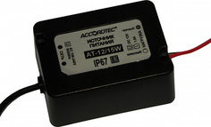 Блок питания AccordTec AT-12/15W во влагозащитном корпусе (IP67) 12.6V, 1.5А