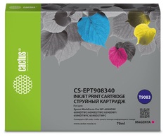 Картридж Cactus CS-EPT908340 T9083 пурпурный (70мл) для Epson WorkForce WF-6090DW/WF-6590DW