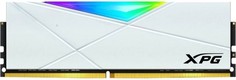 Модуль памяти DDR4 8GB ADATA AX4U32008G16A-SW50 XPG SPECTRIX D50 RGB white PC4-25600 3200MHz CL16 1.35V