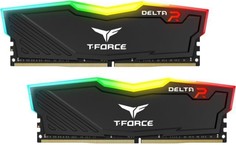 Модуль памяти DDR4 16GB (2*8GB) Team Group TF3D416G3200HC16FDC01 T-FORCE DELTA RGB black PC4-25600 3