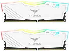 Модуль памяти DDR4 32GB (2*16GB) Team Group TF4D432G3200HC16FDC01 T-FORCE DELTA RGB white PC4-25600 3200MHz CL16 1.35V with heatsink