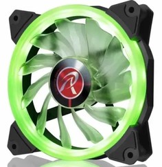 Вентилятор для корпуса Raijintek IRIS 12 Green 0R400042 120x120x25mm, 800-1800rpm, 42.17 CFM, 26.5dBA, 4-pin PWM