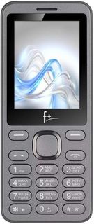 Мобильный телефон F+ S240 Dark Grey 2SIM, 2.4 240х320, 32/32MB, up to 16GB flash, 0.08Mpix, BT, Micro-USB, 1000mAh
