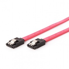 Кабель интерфейсный SATA Cablexpert CC-SATAM-DATA-0.8M 80см, 7pin/7pin, защелка, пакет