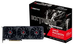 Видеокарта PCI-E Biostar Radeon RX6700XT (VA67T6TML9) 12GB GDDR6 192bit 7nm 2321/16000MHz HDMI/3*DP