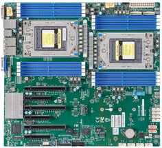 Материнская плата E-ATX Supermicro MBD-H12DSI-NT6-B (2*SP3, 16*DDR4(3200), 10*SATA 6G, M.2, 6*PCIE, 2*10Glan, IPMI lan, VGA, COM, 2*USB 3.0, 2*USB 2.0