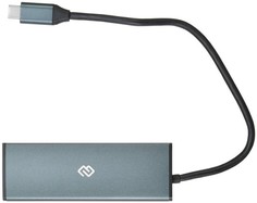 Док-станция Digma HUB-2U3.0СH-UC-G USB Type-C to 2*USB 3.0/USB Type-C/HDMI 20cm (1088652)