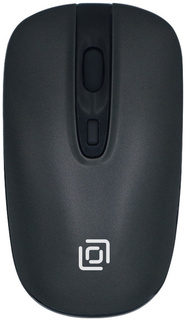 Мышь Wireless Oklick 600MW черная, оптическая (1600dpi) USB (4but)
