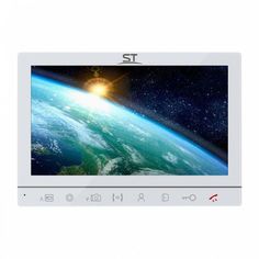 Монитор Space Technology ST-M200/10 (S/SD) БЕЛЫЙ видеодомофона, 10” TFT LCD, цветной, 1024*600, CVBS/TVI/CVI/AHD(720Р/1080P), интерком, запись фото/ви
