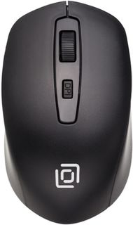 Мышь Wireless Oklick 690MW черная, оптическая (1600dpi) USB (6but)