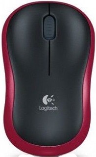 Мышь Wireless Logitech M185 910-002237 красный, 1000dpi, 2.4GHZ, EWR2