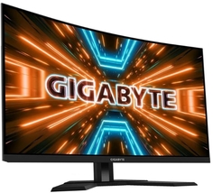 Монитор 31,5" GIGABYTE M32UC черный, 3840x2160, 1ms, 144Hz, VA, FreeSync Premium Pro, 350cd/m2, 16:9, 178/178, изогнутый 1500R, 2*HDMI, DP, USB Type-C