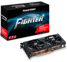 Видеокарта PCI-E PowerColor Radeon RX 6700 Fighter (AXRX 6700 10GBD6-3DH/OC) 10GB GDDR6 160bit 7nm 1941/16000MHz HDMI/3*DP