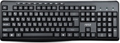 Клавиатура HIPER OK-2200 USB, 113 кл, 1.5m, black