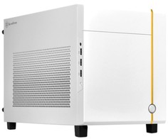 Корпус mini-ITX SilverStone SUGO 14 SST-SG14W белый, без БП, 2*USB 3.0, USB 2.0, audio