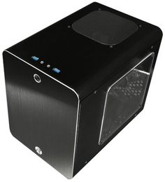 Корпус mini-ITX Raijintek METIS PLUS 0R200055 черный, без БП, с окном, 2*USB 3.0, audio