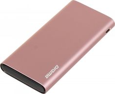 Аккумулятор внешний универсальный Digma DGPF20F22APN Li-Pol, 20000mAh, 3A, QC PD 20W, 2*USB A, USB Type-C, micro USB, розовый (1455156)