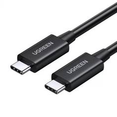 Кабель UGREEN US501 60621_ USB-C to USB-C Thunderbolt 4 40Gbps 100W, 2м, цвет: черный