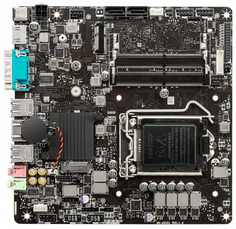 Материнская плата mini-ITX MSI H510TI-S09 (LGA1200, H510, 2*DDR4 (3200), 2*SATA 6G, M.2, Glan, HDMI, COM, 4*USB 3.2)