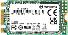 Накопитель SSD M.2 2242 Transcend TS500GMTS425S 425S 500GB SATA 6Gb/s 3D TLC 530/480MB/s IOPS 50K/75K TBW 180 DWPD 0.3