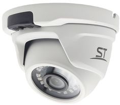 Видеокамера IP Space Technology ST-S2543 POE (2,8mm) 2MP (1920*1080), уличная купольная с ИК подсветкой до 20 м, 18 IR LED, 1/3" Progressive Scan CMOS